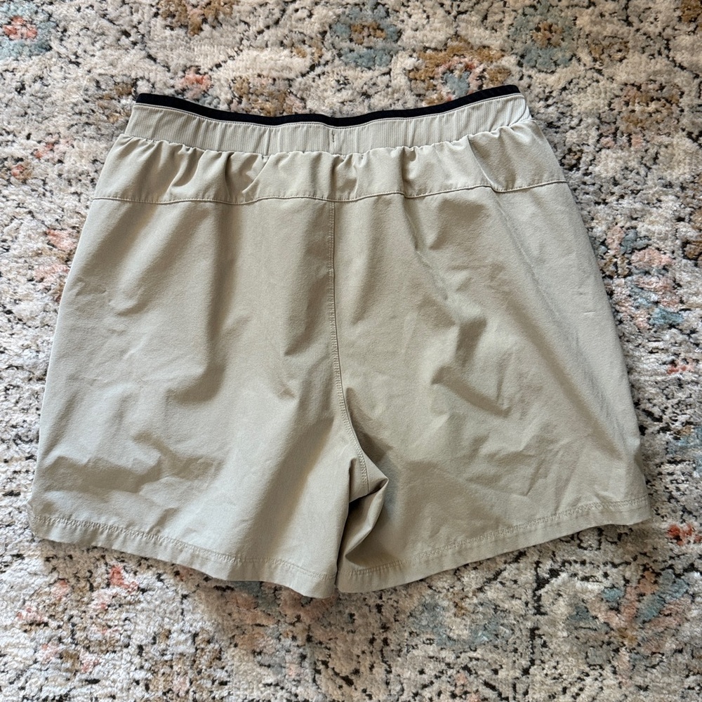 Fabletics Beige Drawstring Shorts - Picture 4 of 5